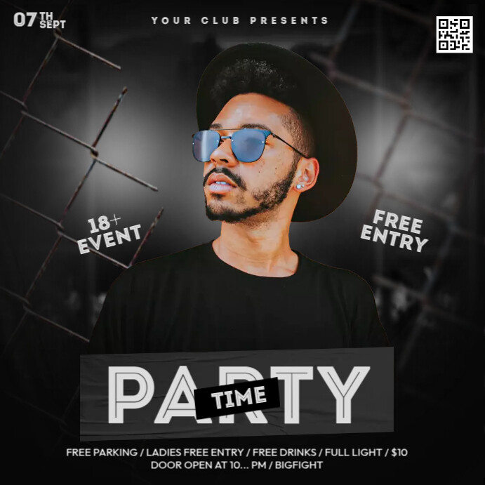 Club Event Image Party Night Club Event Template | PosterMyWall