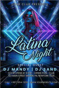 party night Poster template