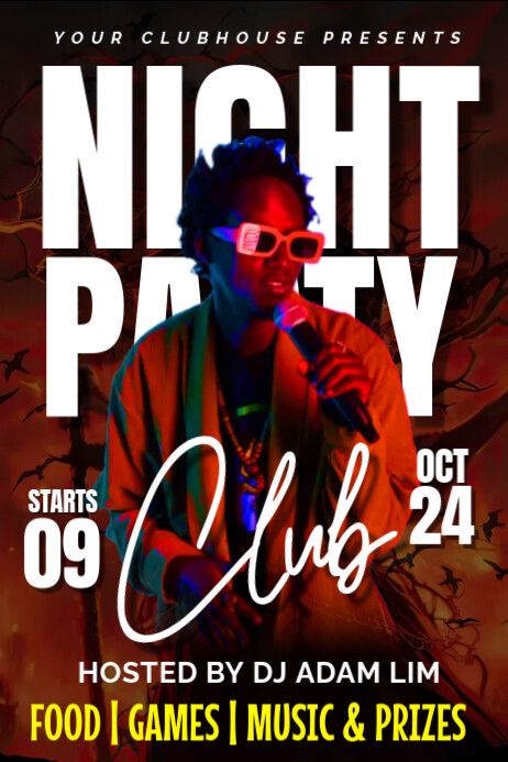 PARTY NIGHT Template | PosterMyWall