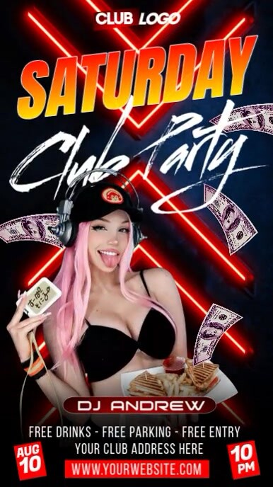Party Night Flyers (19) Instagram Story template
