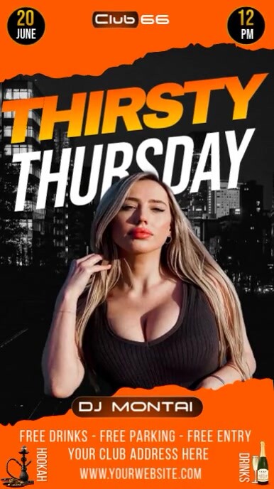 Party Night Flyers (20) Instagram Story template