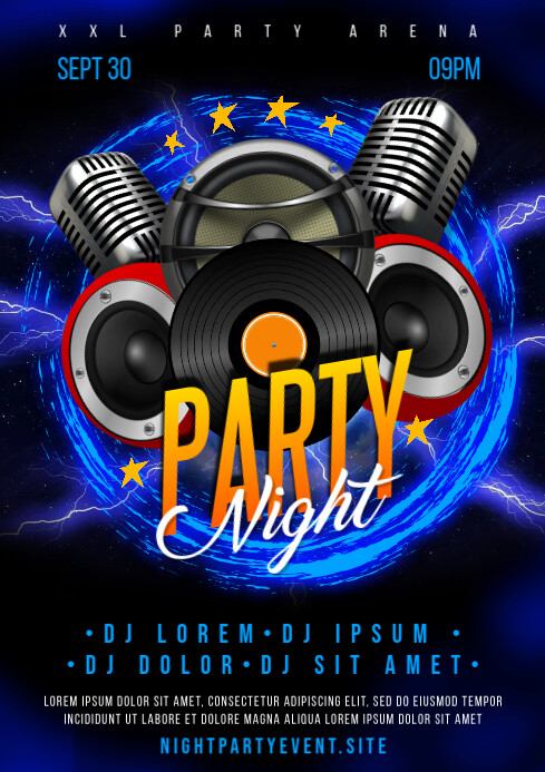 Copy of PARTY NIGHT POSTER | PosterMyWall