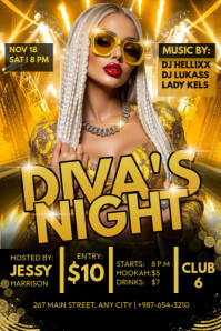 party night poster template