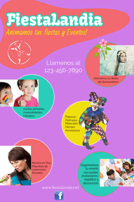 party planner template, organizador fiestas, Poster