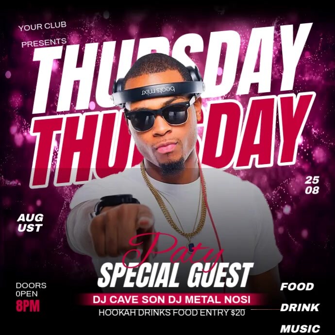 Party poster Template | PosterMyWall