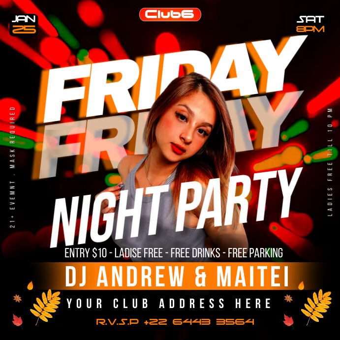 party poster Template | PosterMyWall