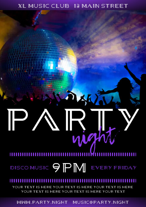 PARTY POSTER Template | PosterMyWall