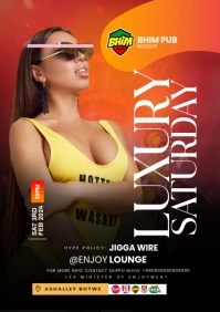 Party Poster A4 template