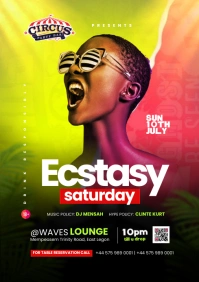 Party Poster A4 template