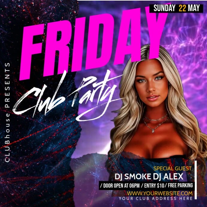 party poster template