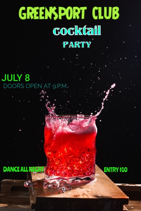 party poster template