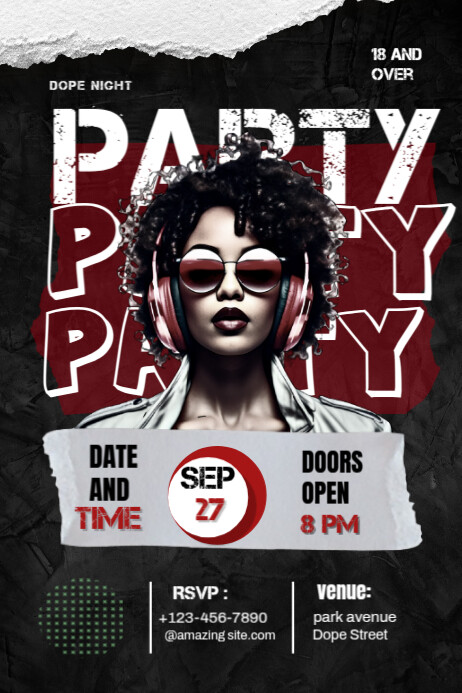 party poster flyer Template | PosterMyWall