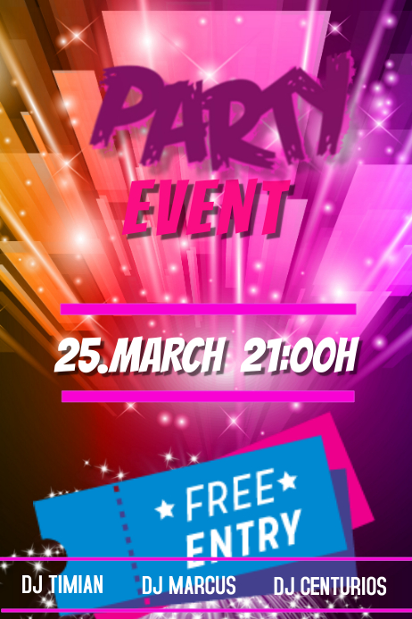 party Template | PosterMyWall