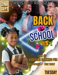 Party poster templates Pamflet (Letter AS)