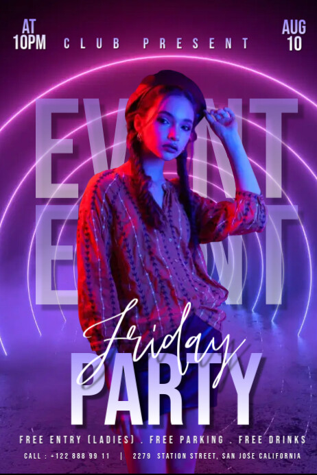 PARTY POSTER.C Template | PosterMyWall