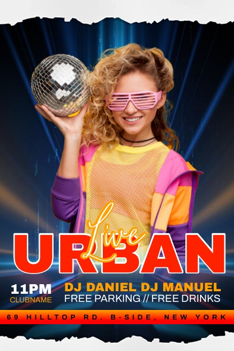 PARTY POSTER.KC 海报 template