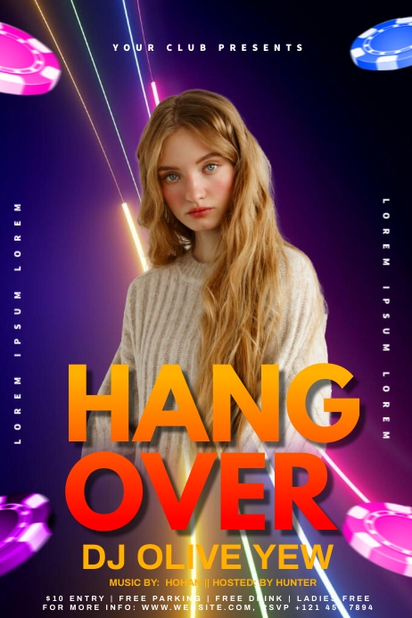 PARTY  POSTER.E 海报 template