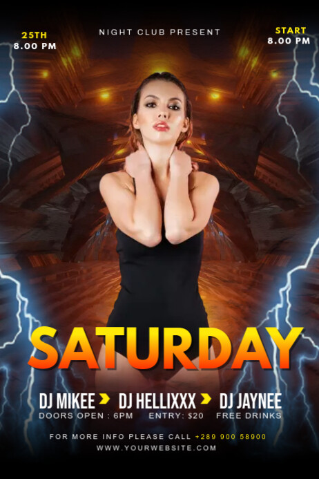 PARTY POSTER.KC 海报 template