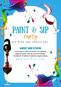 PARTY POSTER.KC A4 template