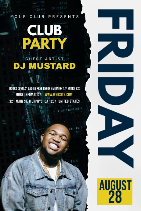 PARTY POSTER.R Template | PosterMyWall