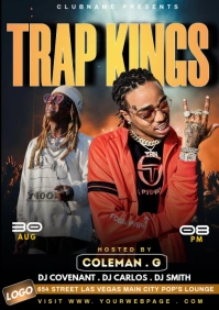 party posters A5 template