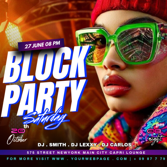 party posters Template | PosterMyWall