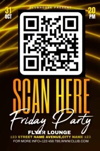 Qr Code Design Party Party Qr Code Poster Template | PosterMyWall