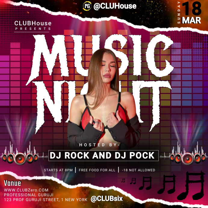 party social media post Template | PosterMyWall