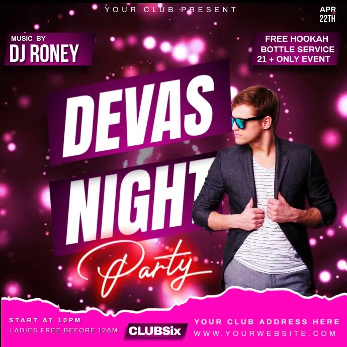 party social media post Template | PosterMyWall
