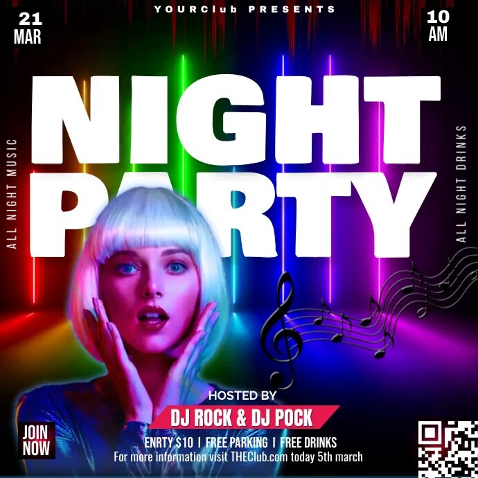 Copy of party social media post | PosterMyWall