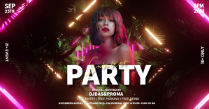 Party Sunday Ads Banner Изображение, которым поделились на Facebook template