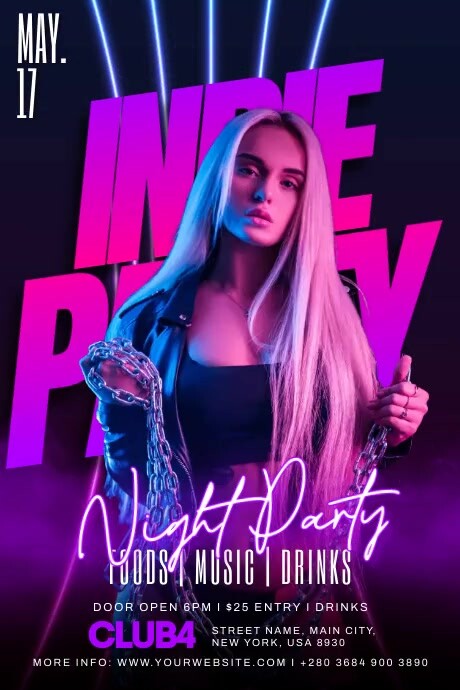 party template Poster