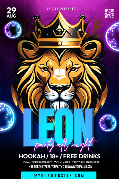 party template Poster