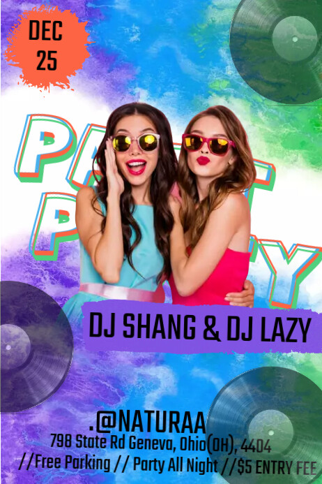 Copy of PARTY TEMPLATE.C | PosterMyWall