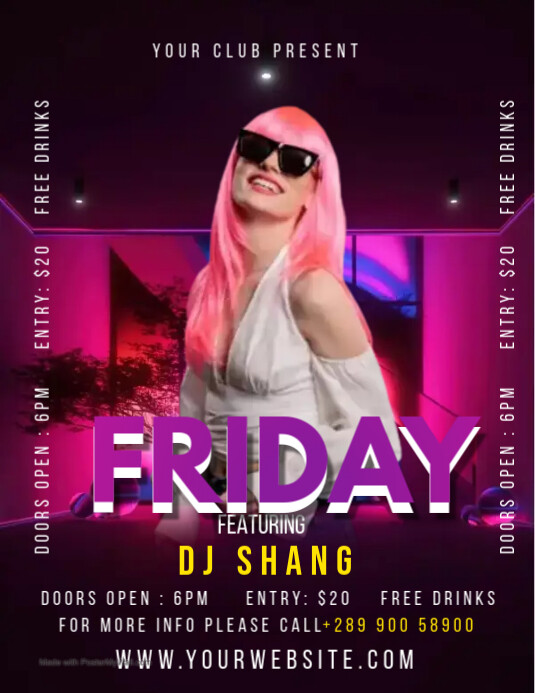 PARTY TEMPLATE.E | PosterMyWall