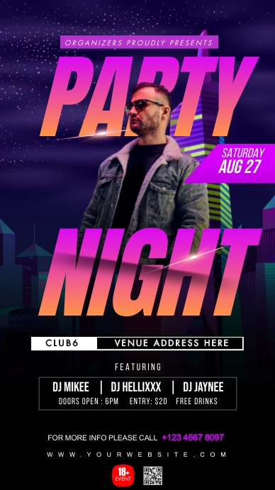 Copy of PARTY TEMPLATE.R | PosterMyWall