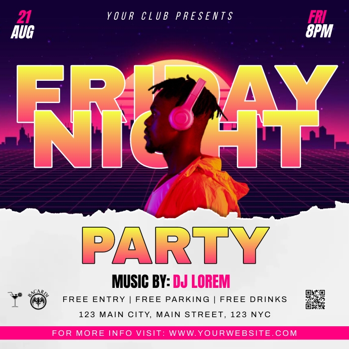 Copy of PARTY TEMPLATE.R | PosterMyWall