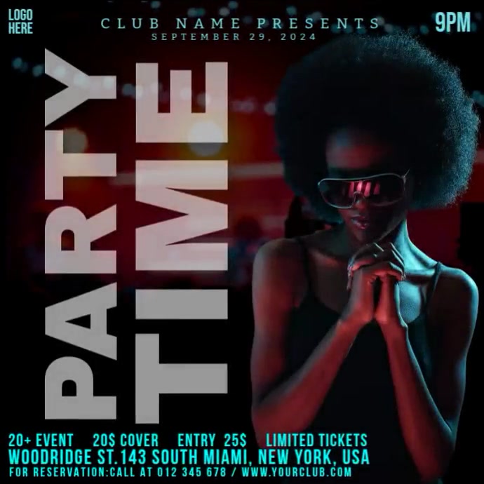 Copy of Party Time | PosterMyWall