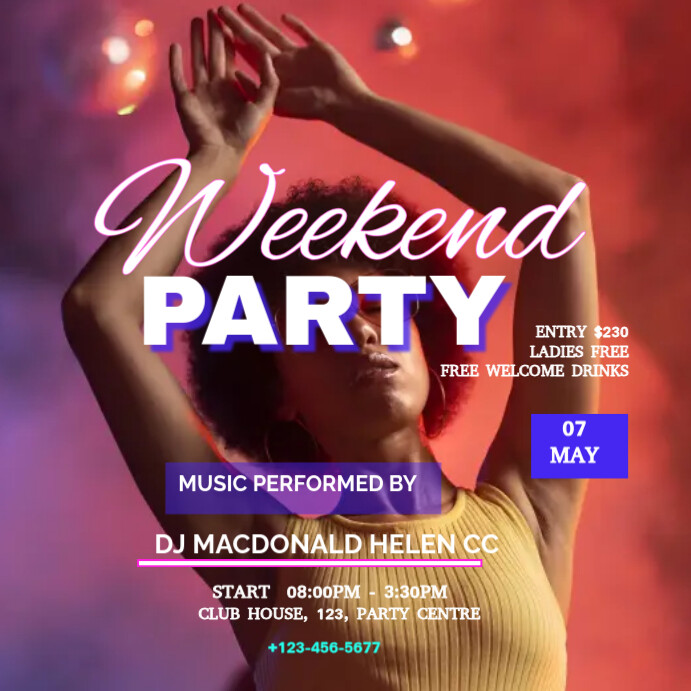 Copy of PARTY TIME | PosterMyWall