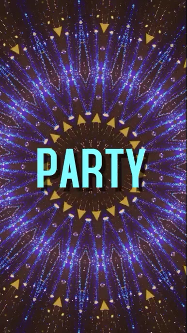 Party video background display Template | PosterMyWall