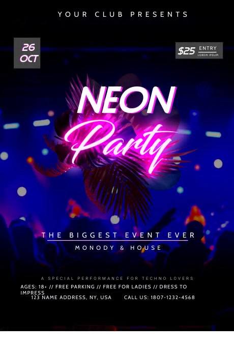 PARTY VIDEO.C Template | PosterMyWall