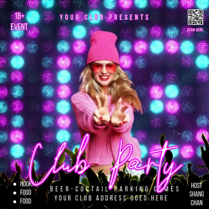 PARTY VIDEO.C Template | PosterMyWall