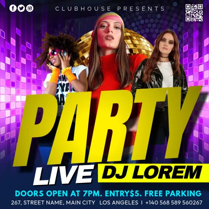 party.a Template | PosterMyWall