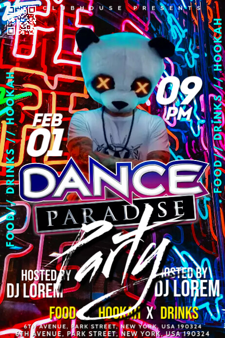 PARTY.A Template | PosterMyWall