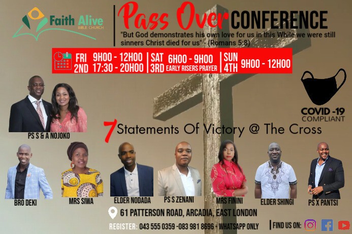 Pass Over Conference Poster template