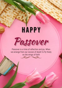 passover A4 template