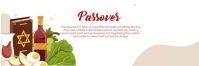 Passover Баннер 2 фута × 6 футов template