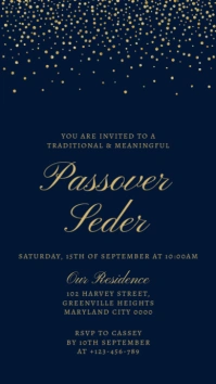 Passover Instagram Story template