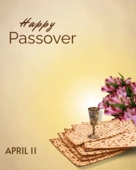 passover Instagram Portrait template