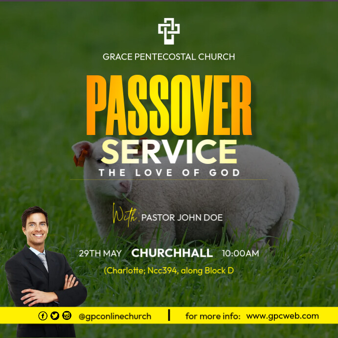 passover Template | PosterMyWall